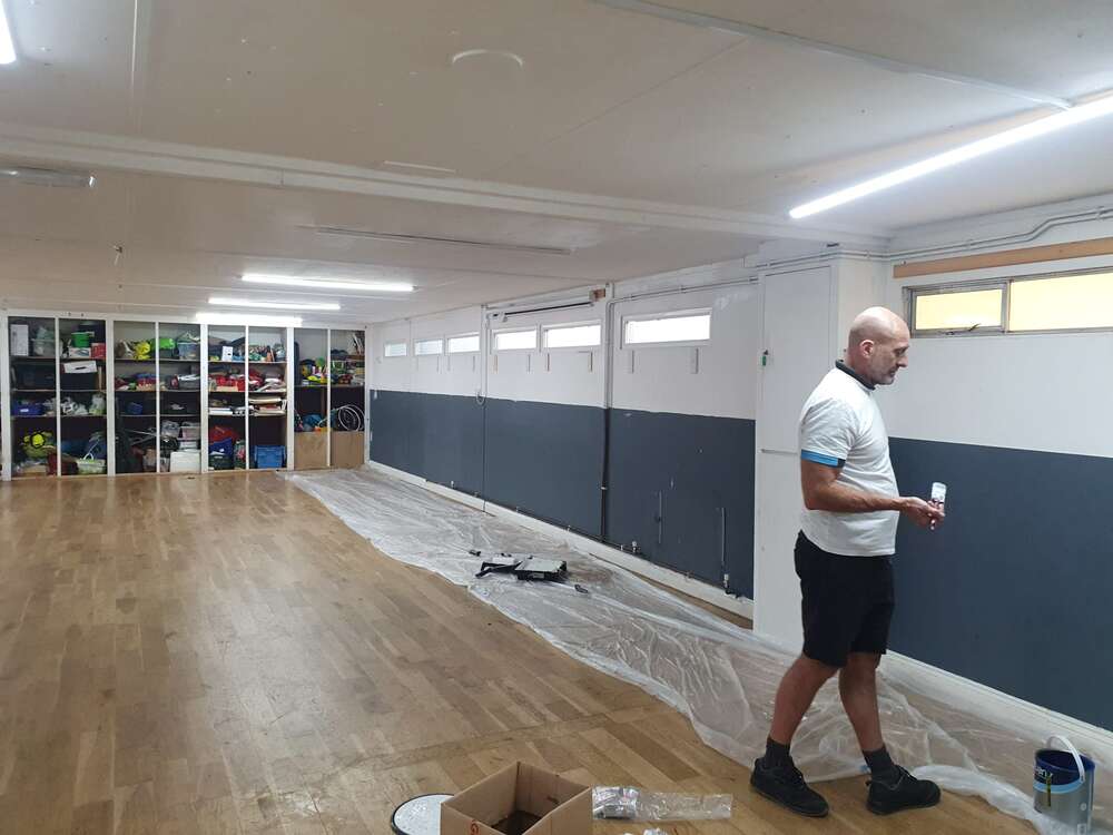 British Gas engineers re-paint 9th Dartford’s Scout Hall